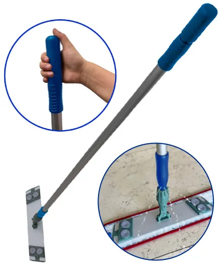 Kit bastón Push Flow + base (azul)