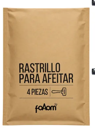 Paquete 4 pz rastrillos para afeitar